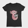 Axolotl Hacker With Computer Haxolotl, Tricou Femei