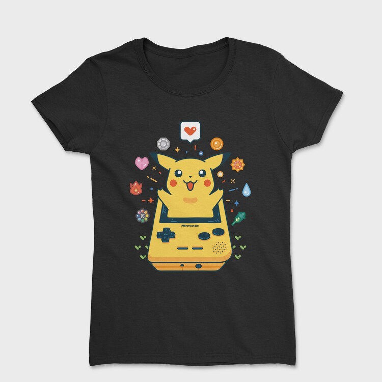 Pikachu Gameboy Nostalgia, Tricou Femei