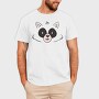 Raccoon Face, Tricou Barbati (Unisex)