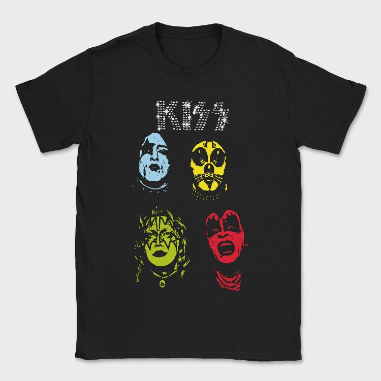 Pop Art Faces 1, Tricou Barbati (Unisex)