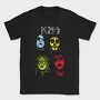 Pop Art Faces 1, Tricou Barbati (Unisex)