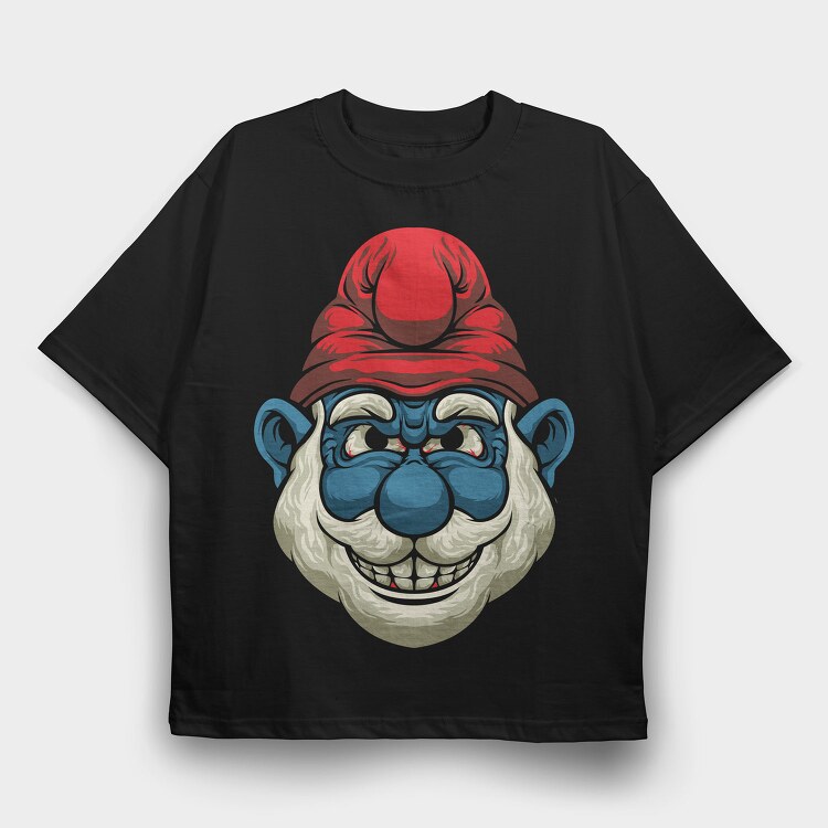 Polar Bear Skull, Tricou Oversize Barbati (Unisex)
