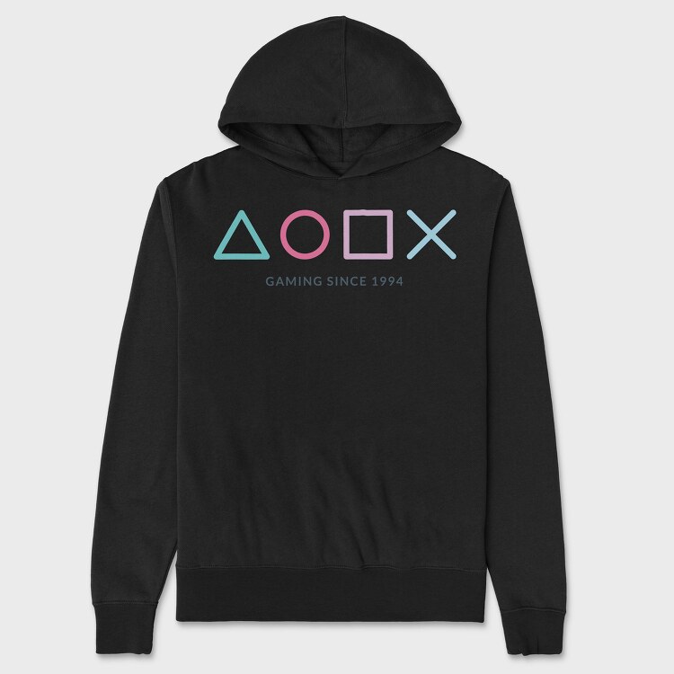 Playstation Icons, Hanorac Oversize Barbati (Unisex)