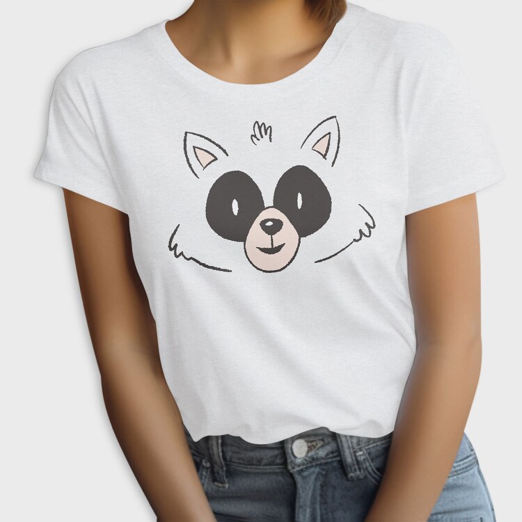 Raccoon Face, Tricou Femei