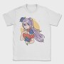 Peony Heart Girl, Tricou Barbati (Unisex)