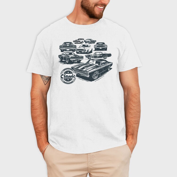 Musclecars, Tricou Barbati (Unisex)