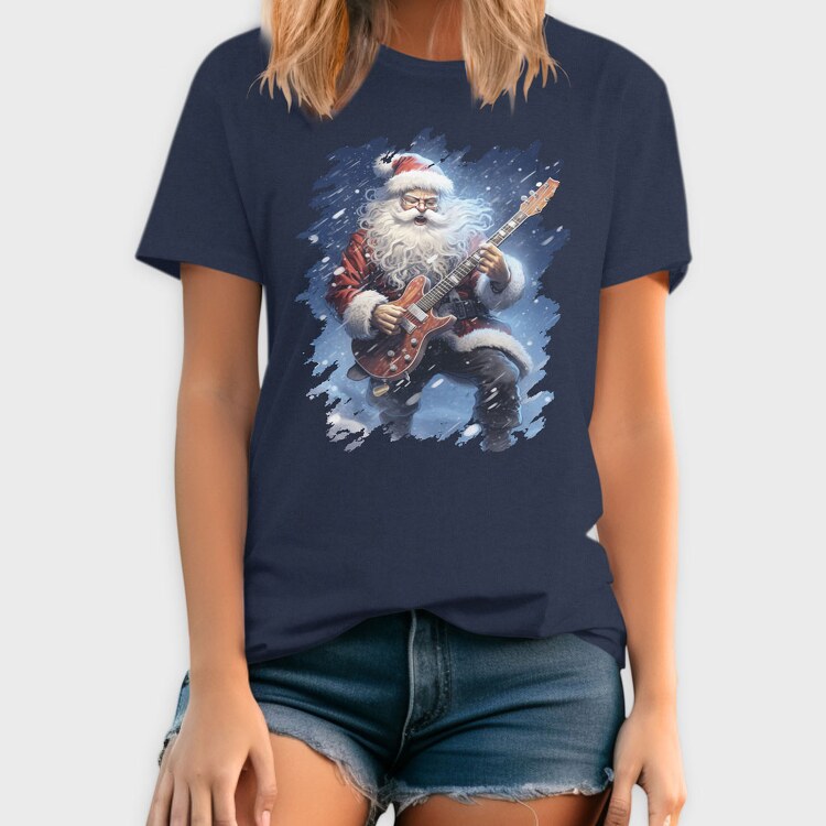 Santa Claus Rocking, Tricou Barbati (Unisex)