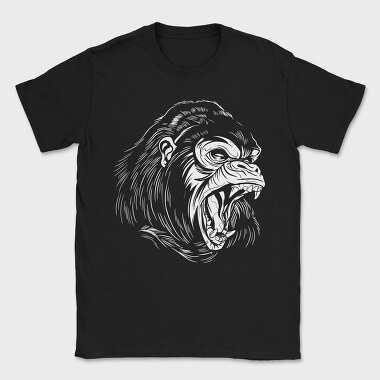 Gorilla Monochrome, Tricou Barbati (Unisex)