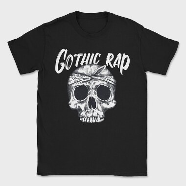 Gothic Rap Skull, Tricou Barbati (Unisex)
