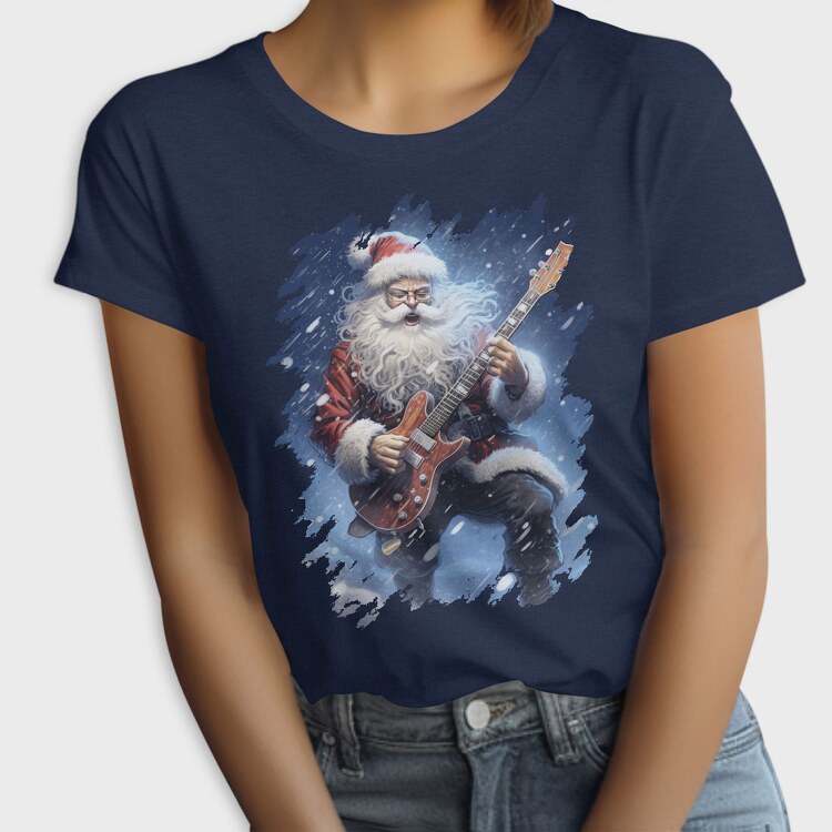 Santa Claus Rocking, Tricou Femei