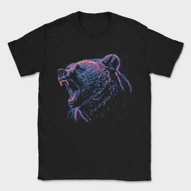 Grizzly Bear Roaring, Tricou Barbati (Unisex)