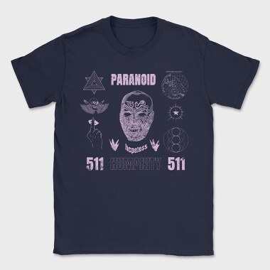 Grounge Paranoid, Tricou Barbati (Unisex)
