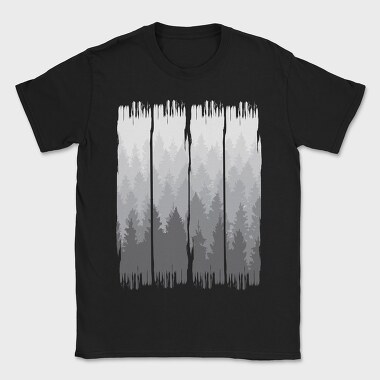 Grunge Forest, Tricou Barbati (Unisex)