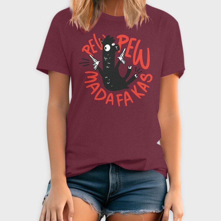 Pew Pew Llama, Tricou Barbati (Unisex)