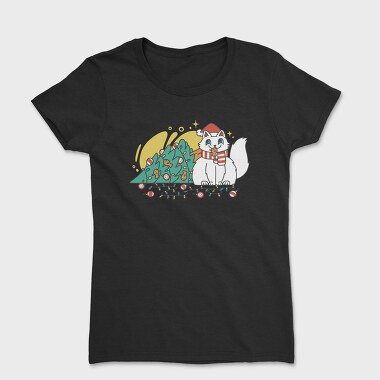 Guilty Christmas Cat, Tricou Femei