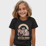 Raccoon Possum Garbage Rainbow, Tricou Copii