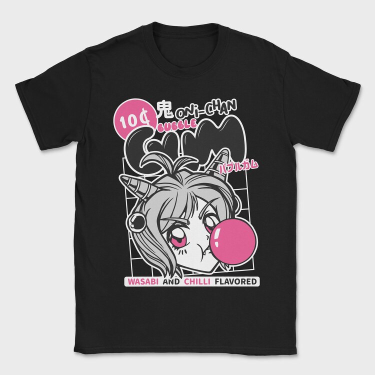 Oni Chan Bubblegum, Tricou Barbati (Unisex)
