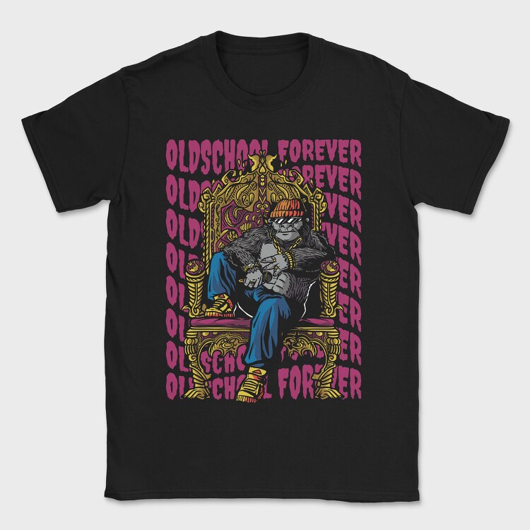 Oldschool Forever King, Tricou Barbati (Unisex)