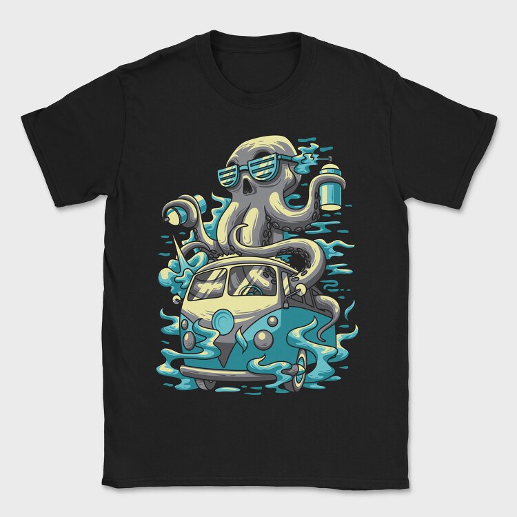 Octopus Car Wash, Tricou Barbati (Unisex)
