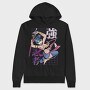 Ninja Warrior Stance, Hanorac Oversize Barbati (Unisex)