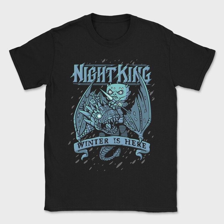 Night King Winter, Tricou Barbati (Unisex)