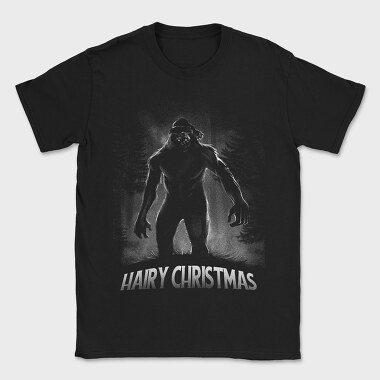 Hairy Christmas Bigfoot, Tricou Barbati (Unisex)