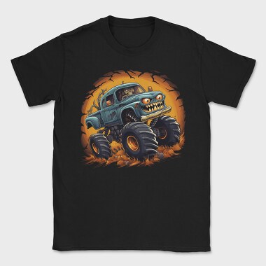 Halloween Monster Truck, Tricou Barbati (Unisex)