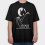 Neon Wolf Howl 7, Tricou Oversize Barbati (Unisex)