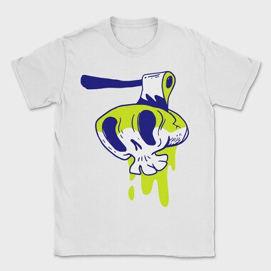Halloween Skull Axe, Tricou Barbati (Unisex)