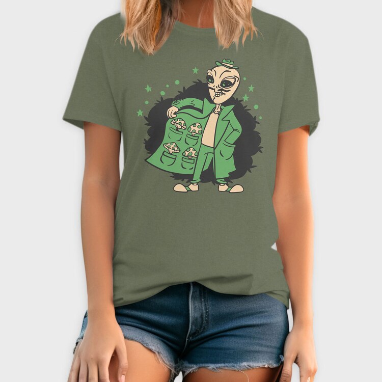 Mushroom Alien 2, Tricou Barbati (Unisex)