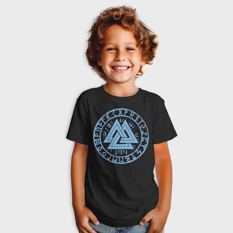 Runes Viking Valknut, Tricou Copii