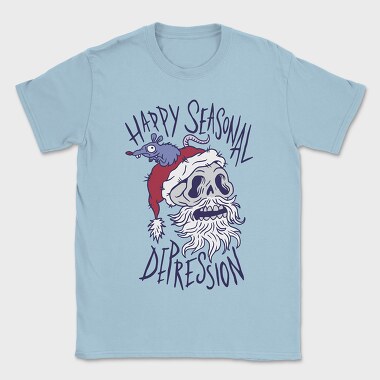 Happy Seasonal Depression, Tricou Barbati (Unisex)