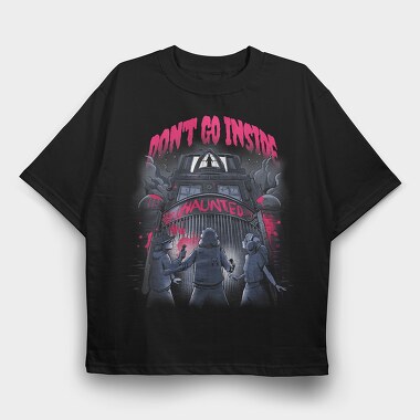 Haunted Asylum, Tricou Oversize Barbati (Unisex)