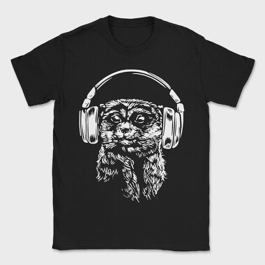 Headphones Meerkat, Tricou Barbati (Unisex)