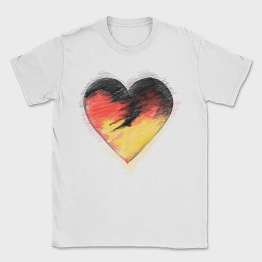 Heart Handdrawn, Tricou Barbati (Unisex)