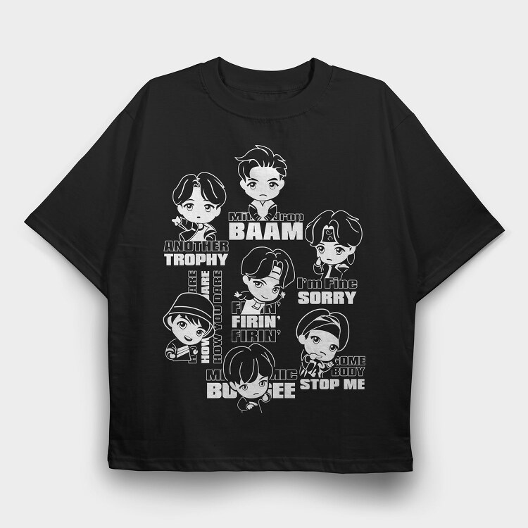 Neon Wolf Howl 8, Tricou Oversize Barbati (Unisex)