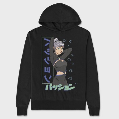 Neon Wolf Howl 3, Hanorac Oversize Barbati (Unisex)