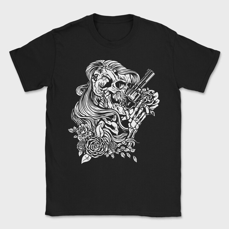 Neon Wolf Howl 2, Tricou Barbati (Unisex)