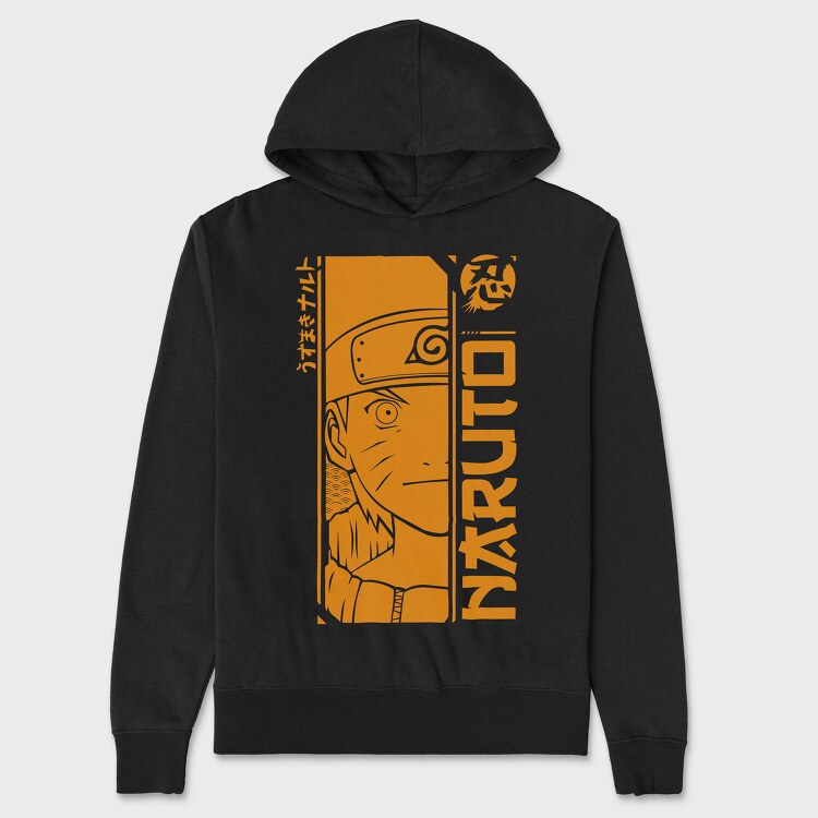 Naruto Headband, Hanorac Oversize Barbati (Unisex)