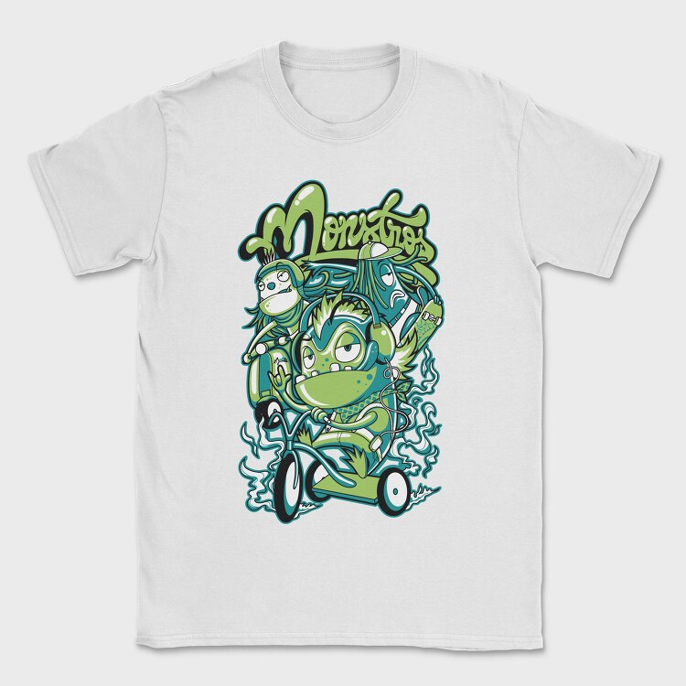Monster Ride, Tricou Barbati (Unisex)