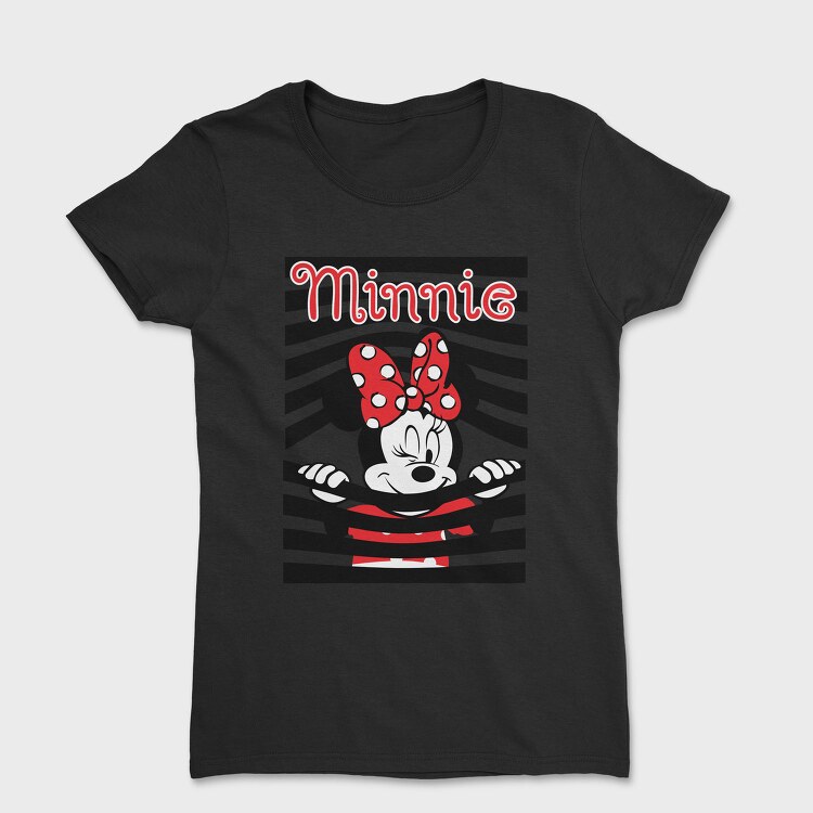 Minnie Mouse Stripes, Tricou Femei