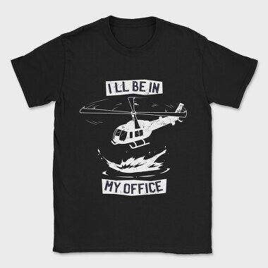 Helicopter Office, Tricou Barbati (Unisex)