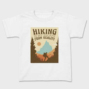 Hiking Is My Escape From Reality, Tricou Copii