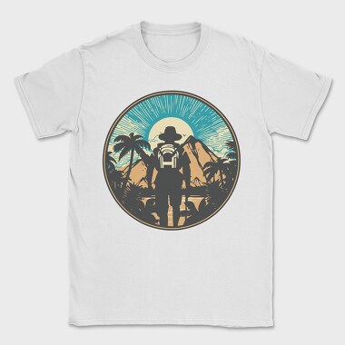 Hiking Palm Trees, Tricou Barbati (Unisex)