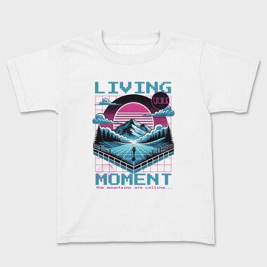 Hiking Vaporwave, Tricou Copii