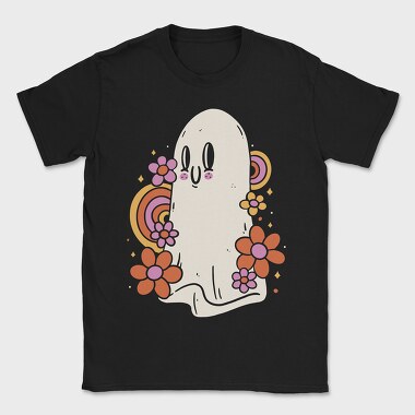 Hippie Ghost, Tricou Barbati (Unisex)