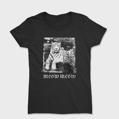 Glitch Tiger Photocopy, Tricou Femei