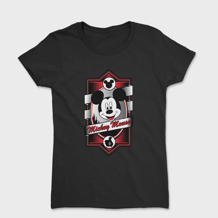 Mickey Mouse Emblem, Tricou Femei