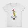 Cartoon Retro Cow and Chicken 6, Tricou Femei