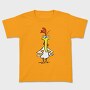 Cartoon Retro Cow and Chicken 6, Tricou Copii